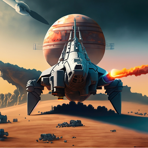 Moon Landing Art